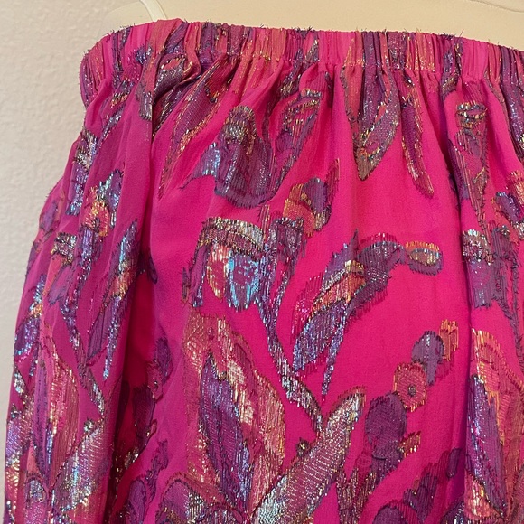 NWT Lilly Pulitzer Emilee Long Sleeve Off The Shoulder Top - Picture 4 of 9